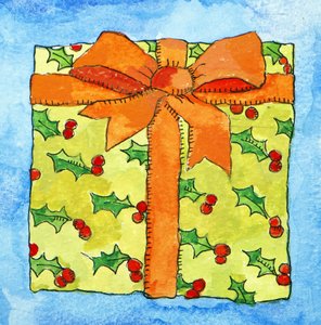 Verpacktes Geschenk, 2011 von Jennifer Abbott