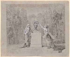Ewalds Gedenkfeier auf der dänischen Bühne von Jens Juel