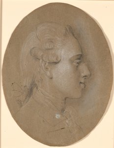 Friedrich der Sechste als junger Kronprinz. Im Profil nach rechts