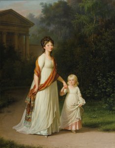 Marie Sophie Frederikke, Prinzessin von Dänemark und ihre Tochter, Prinzessin Caroline