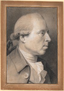 Porträt des Bildhauers, Professor Nikolaj Dajon von Jens Juel