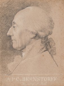 Porträt des Staatsmannes A.P. Bernstorff
