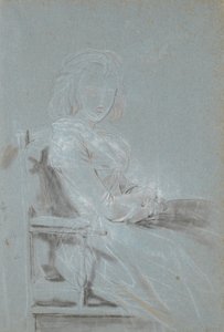 Studie zum Porträt von Ulrike Elenora Wedel Jarlsberg, geborene Brockdorff