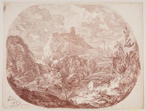 Italienische Fantasielandschaft von Jens Petersen Lund