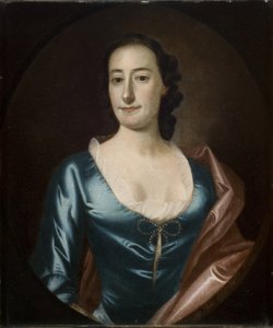Porträt von Elizabeth Prioleau Roupell (Mrs. George Roupell) von Jeremiah Theus