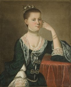 Porträt von Mrs. Elias Vander Horst, ca. 1763 von Jeremiah Theus