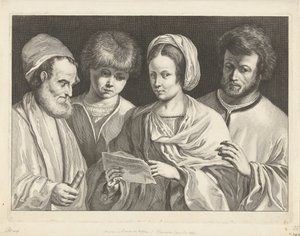 Vier Musiker (Das Konzert) von Jeremias Falck
