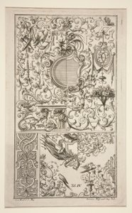 Ornamentales Grottesken-Design