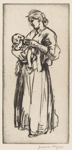 Mutter und Kind von Jerome Myers