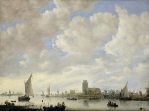 Ansicht der Merwede bei Dordrecht