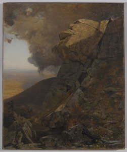 Eine Klippe in den Kaatskills, ca. 1863 von Jervis McEntee