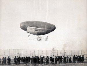 Francois Luftschiff im Flug von der Abteilung für Verkehr auf der Weltausstellung 1904