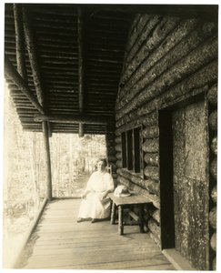 Frau Edward McDowell Marian Griswold (Nevins) MacDowell, Peterboro NH, McDowell MacDowell Kolonie von Jessie Tarbox Beals