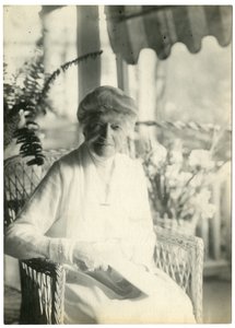Mrs. L. D. James aus Williamsburg, Massachusetts, Schwester von Marshall Field
