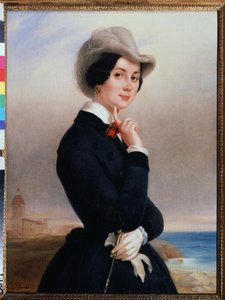 Porträt der russischen Schauspielerin Vera Michurina-Samoylova (1866-1948)
