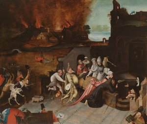 Die Versuchung des heiligen Antonius von Jheronimus Bosch (copy after)
