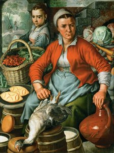 Marktfrau von Joachim Beuckelaer