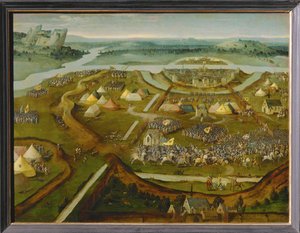 Die Schlacht von Pavia von Joachim Patinir