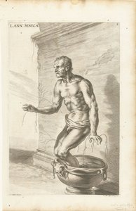 Seneca, graviert von Richard Collin von Joachim von (after) Sandrart