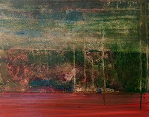 Abstrakte Waldlandschaft