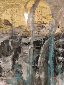 Abstrakter urbaner Fluss