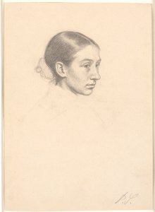 Porträt von Suzette Kathrine Skovgaard (verheiratet Holten) von Joakim Frederik Skovgaard