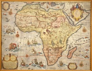 Karte von Afrika im Jahr 1686 von Joan Blaeu von Joan Blaeu