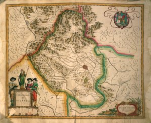 Provinz Vicenza aus Theatrum civitatum et admirandorum Italiae, von Joan Blaeu, Gravur