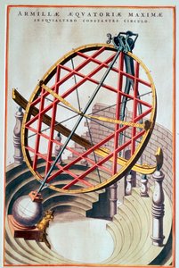 Das äquatoriale Armillarsphäre von Tycho Brahe, 16. Jahrhundert von Joan Blaeu