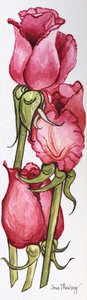 Drei rote Rosen von Joan Thewsey