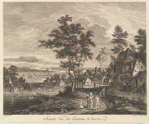 Zweite Ansicht der Umgebung von Antwerpen