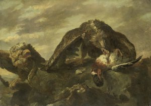 Adler auf den Klippen von Joannes Fijt (copy after)