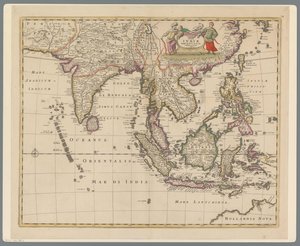 Karte von Indonesien