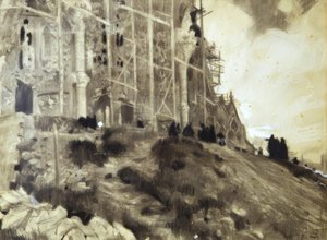 Bau der Sagrada Familia