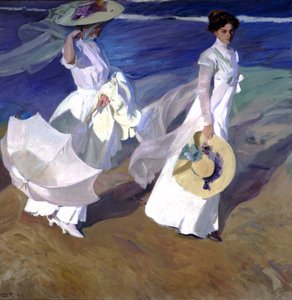 Spaziergang am Meer von Joaquin Sorolla