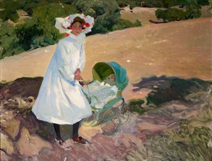 Elenita in El Pardo, 1907 von Joaquin Sorolla y Bastida
