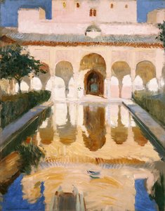Halle der Botschafter, Alhambra, Granada von Joaquín Sorolla
