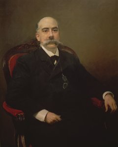 Porträt von Emilio Castelar y Ripoll, spanischer Staatsmann, Redner und Schriftsteller von Joaquin Sorolla y Bastida