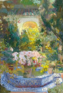 Der Hof des Sorolla-Hauses von Joaquin Sorolla y Bastida