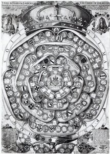 Die Vereinigung der Rosen der Familien Lancaster und York, 1589