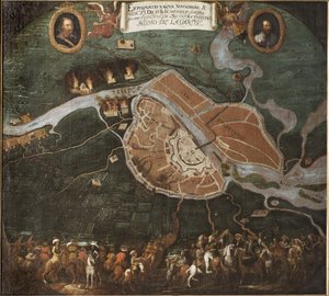 Die Schlacht von Nowgorod von Johan Hammer