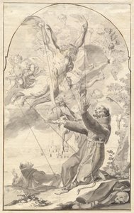 Die Stigmatisation des Heiligen Franziskus von Johan Baptist Enzensberger
