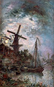 Landschaft mit einer Mühle, 1888