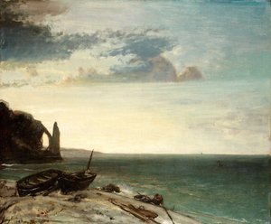 Das Meer bei Etretat, 1853