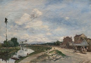 Die Seine bei Bas-Meudon, 1865 von Johan Barthold Jongkind