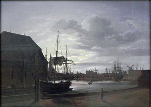 Frederiksholms Kanal in Kopenhagen mit der Brauerei von Christian IV.