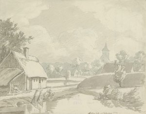 Nødebo Kirche bei Fredensborg von Johan Christian Dahl