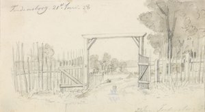 Hafen, Fredensborg von Johan Christian Dahl