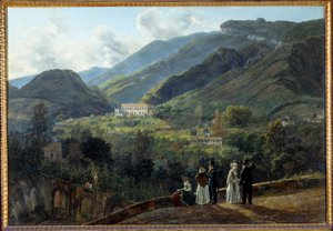Das Casino Reale de Quisiana in Castellammare mit dem Hof von Dänemark