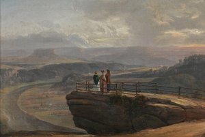 Blick von der Bastei von Johan Christian Dahl